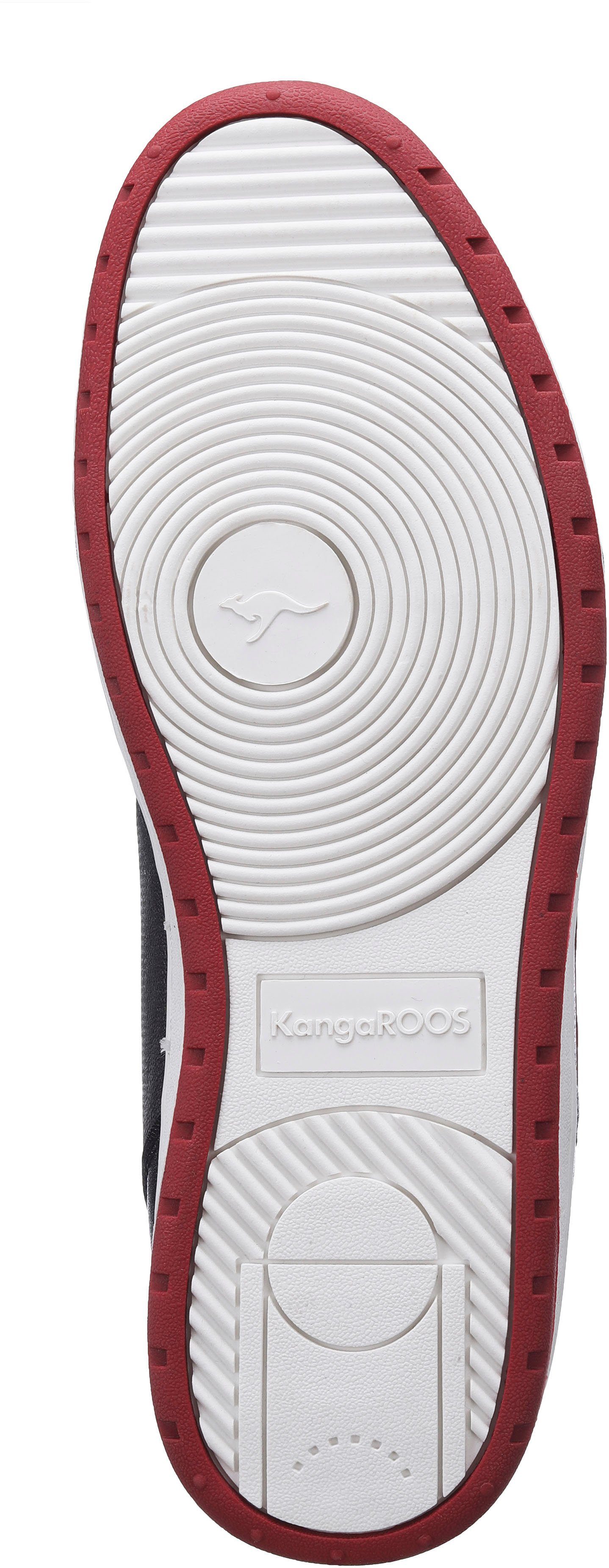Sneaker schwarz-rot KangaROOS Mid K-Slam Point