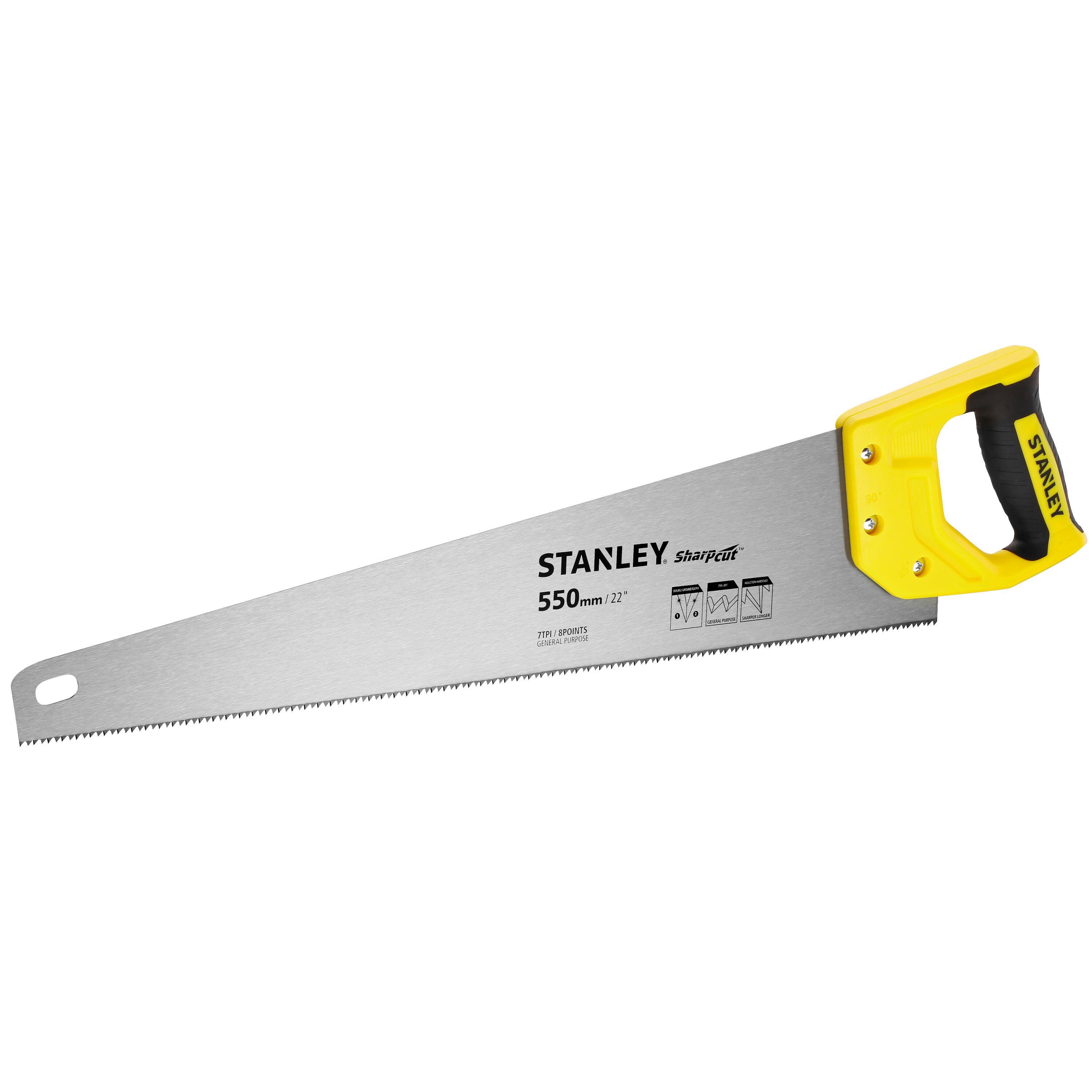 Cut Handsäge Säge STHT20368-1 Sharp 7TPI STANLEY 22”/550mm