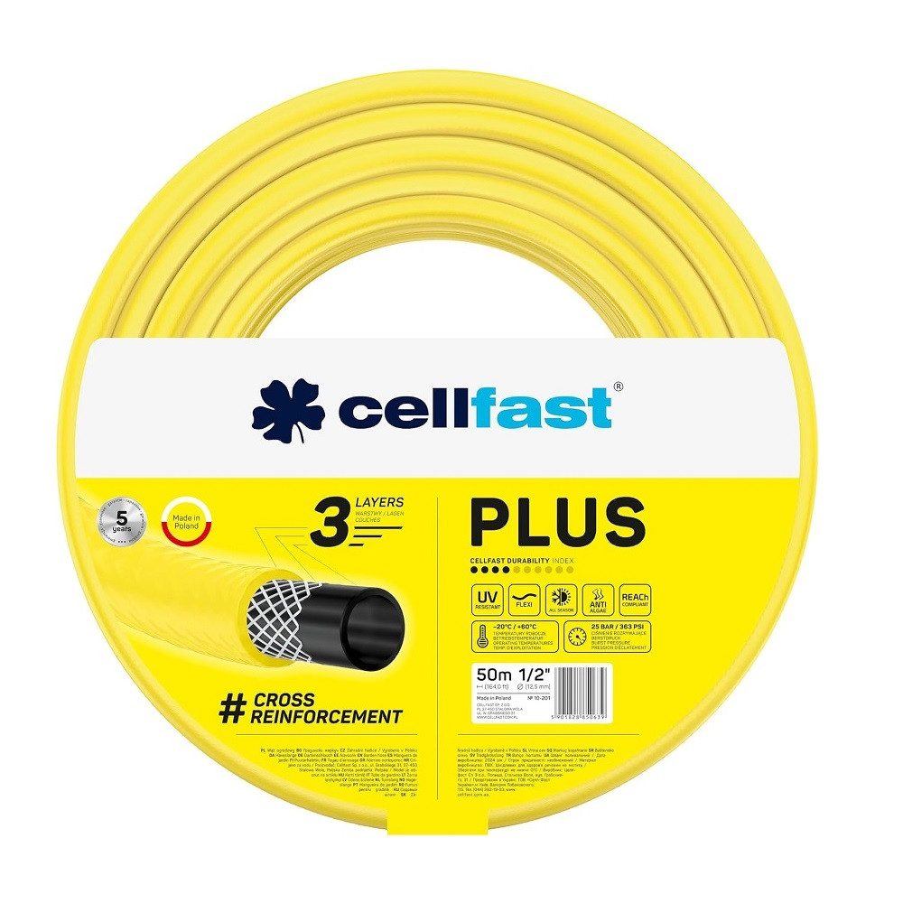 Cellfast Pflanzkübel Cellfast Gartenschlauch PLUS 1/2" 50 m