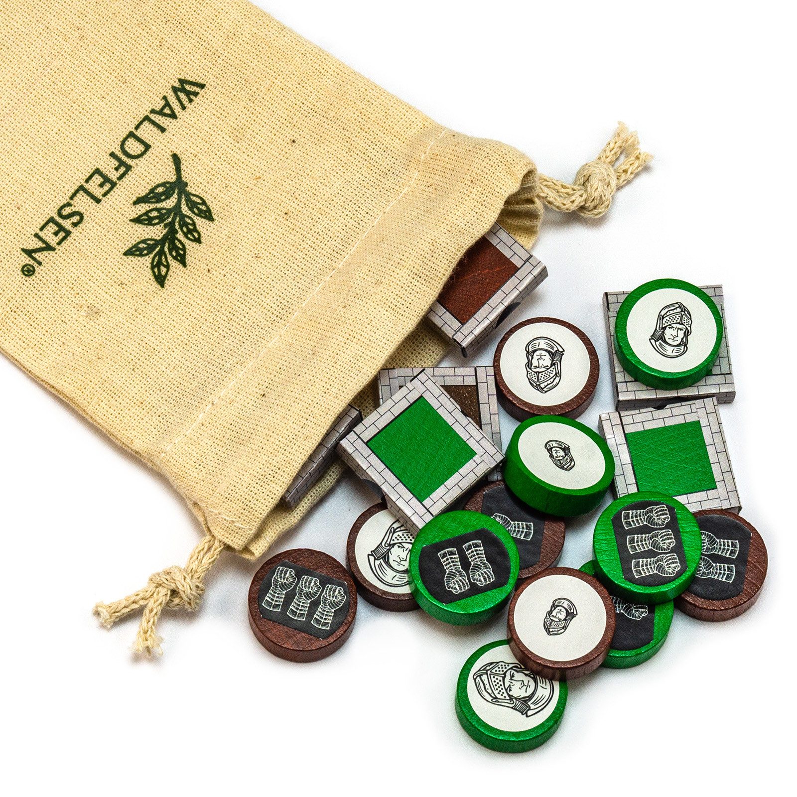 Waldfelsen Spiel – 5-6 Spieler Erweiterung passend für Die Siedler von Catan Holz, Spielmaterial, Verschiedene Sets