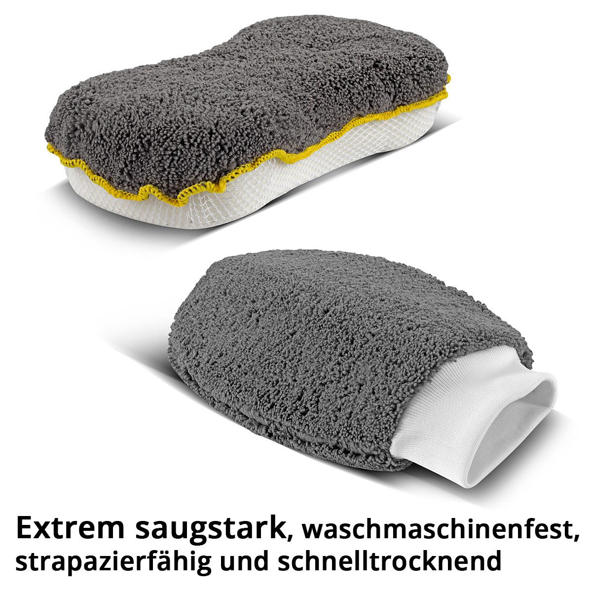 STAHLWERK Werkzeugwagen Reinigungsset Kfz Detailing mit Rollhocker Tornado-Reinigungspistole