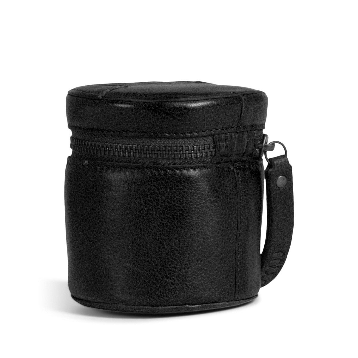 muud Handtasche runde Ledertasche Helsinki XL Black