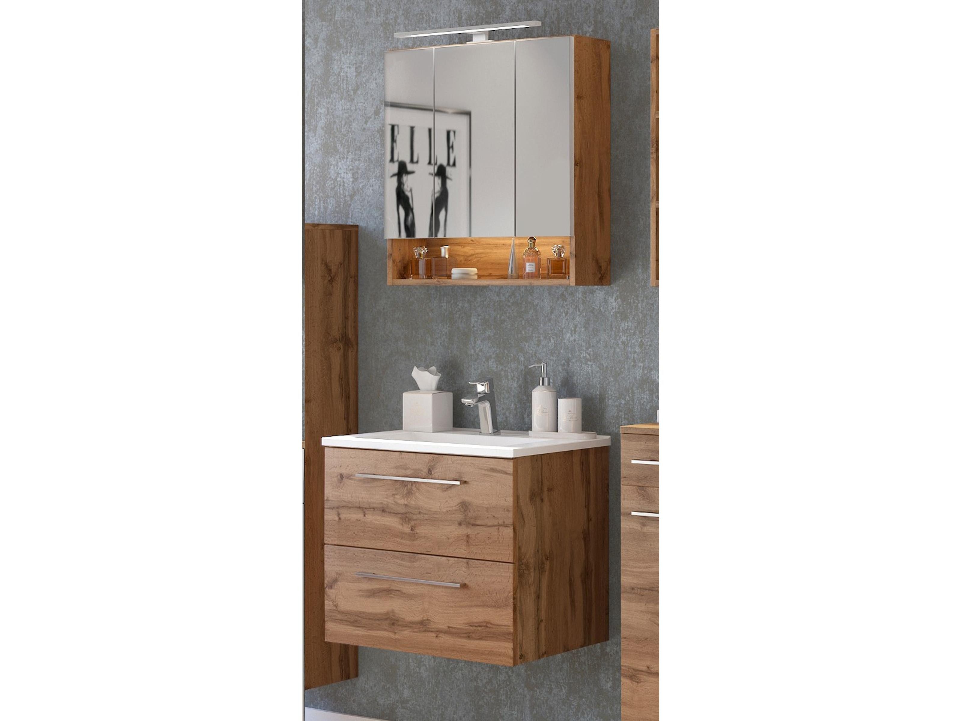 HELD MÖBEL Waschtisch-Set 60 x 180 x 48 cm (B/H/T)