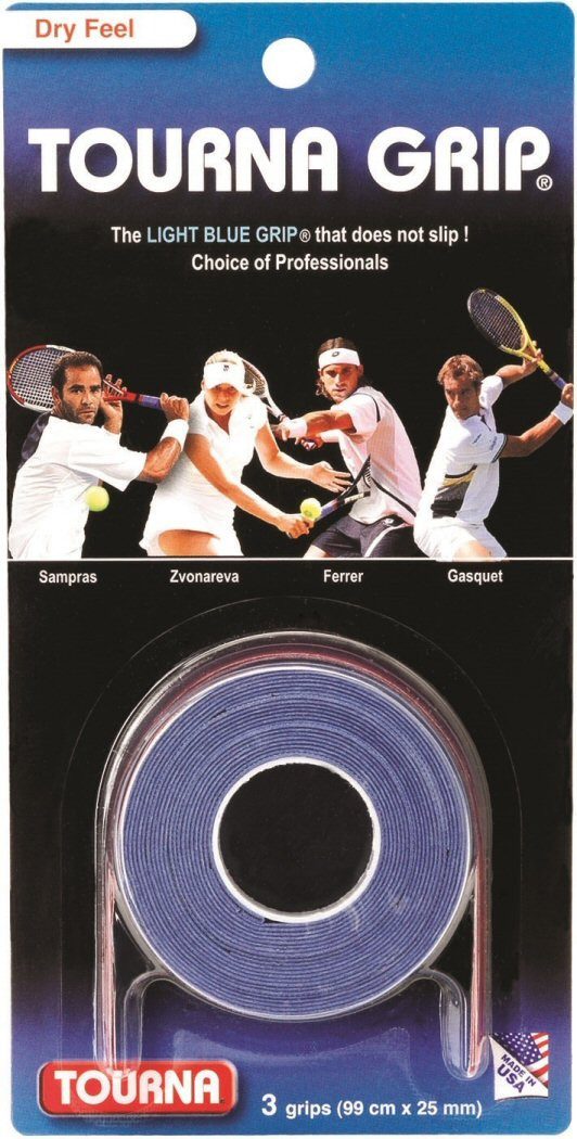 Griffband Overgrip Grip Standard (trocken) blau 3er