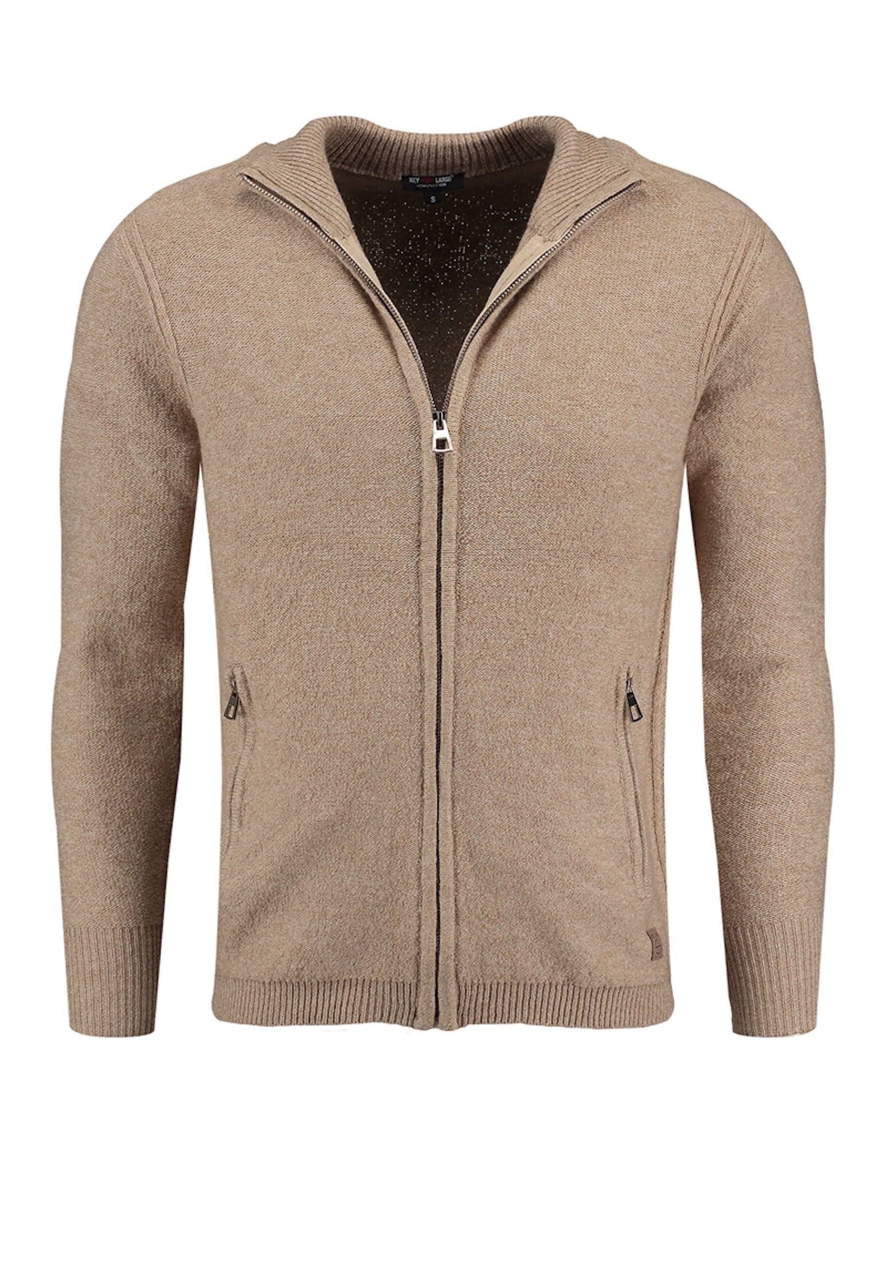 Cardigan Strickjacke Elevator Cardigan Reißverschluss