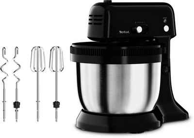 Tefal Küchenmaschine Oh My Cake QB1108, 300 W, 4 l Schüssel, Satelliten-Rührwerk, 4-L-Schüssel, inkl. 2 Schneebesen, 2 Knethaken