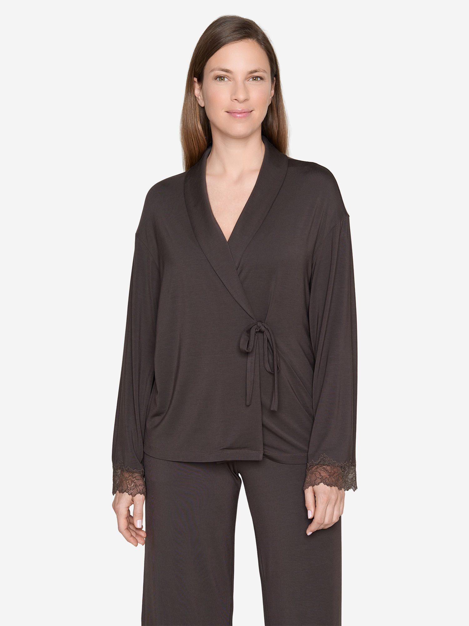JOOP! Cardigan Loungewear Strickjacke, Strickcardigan, Grobstrickjacke