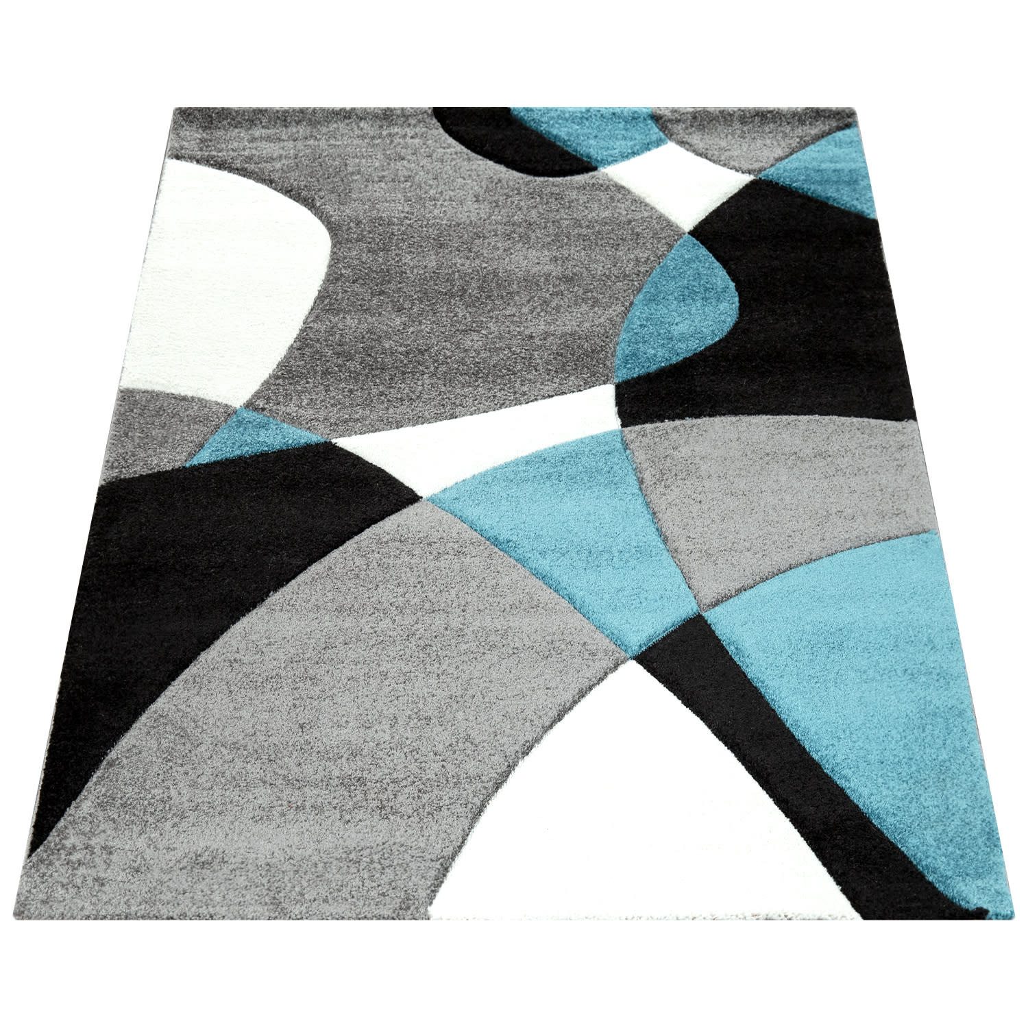 KADIMA DESIGN Teppich Abstrakt Wohnzimmer schmutzabweisend günstig online kaufen
