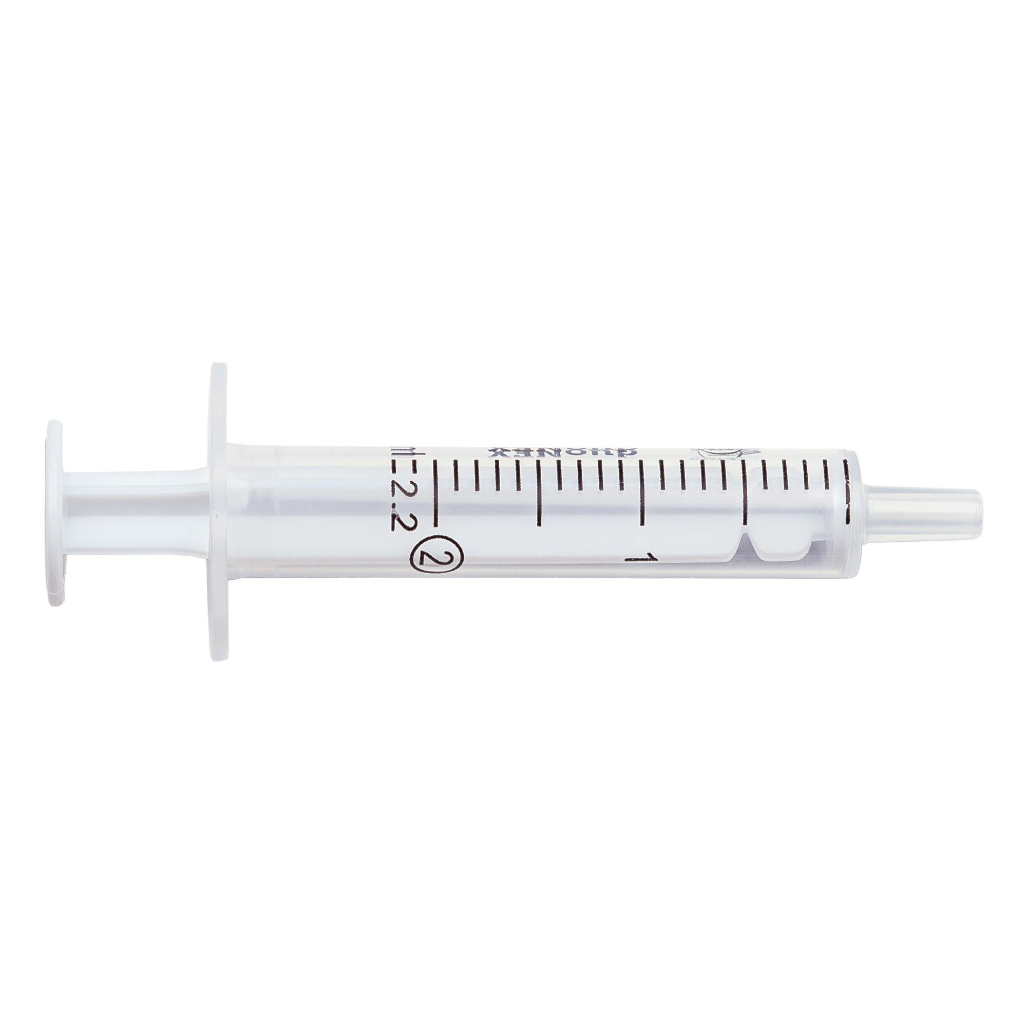 Zarys Absaugspritze 10 x Zarys duoNEX Einwegspritze 2 ml ohne Kanüle, (Spar-Set)