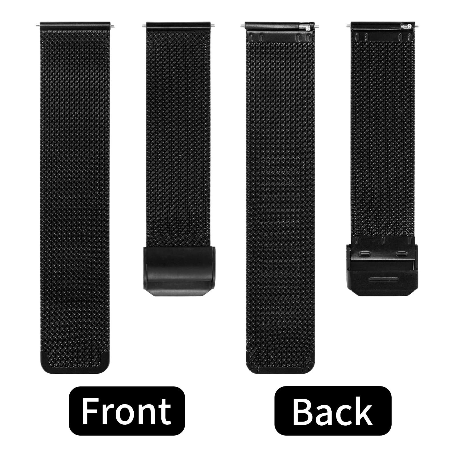 ibettertec Uhrenarmband Uhrenarmband, Ersatz Edelstahl Metallgitterband, günstig online kaufen