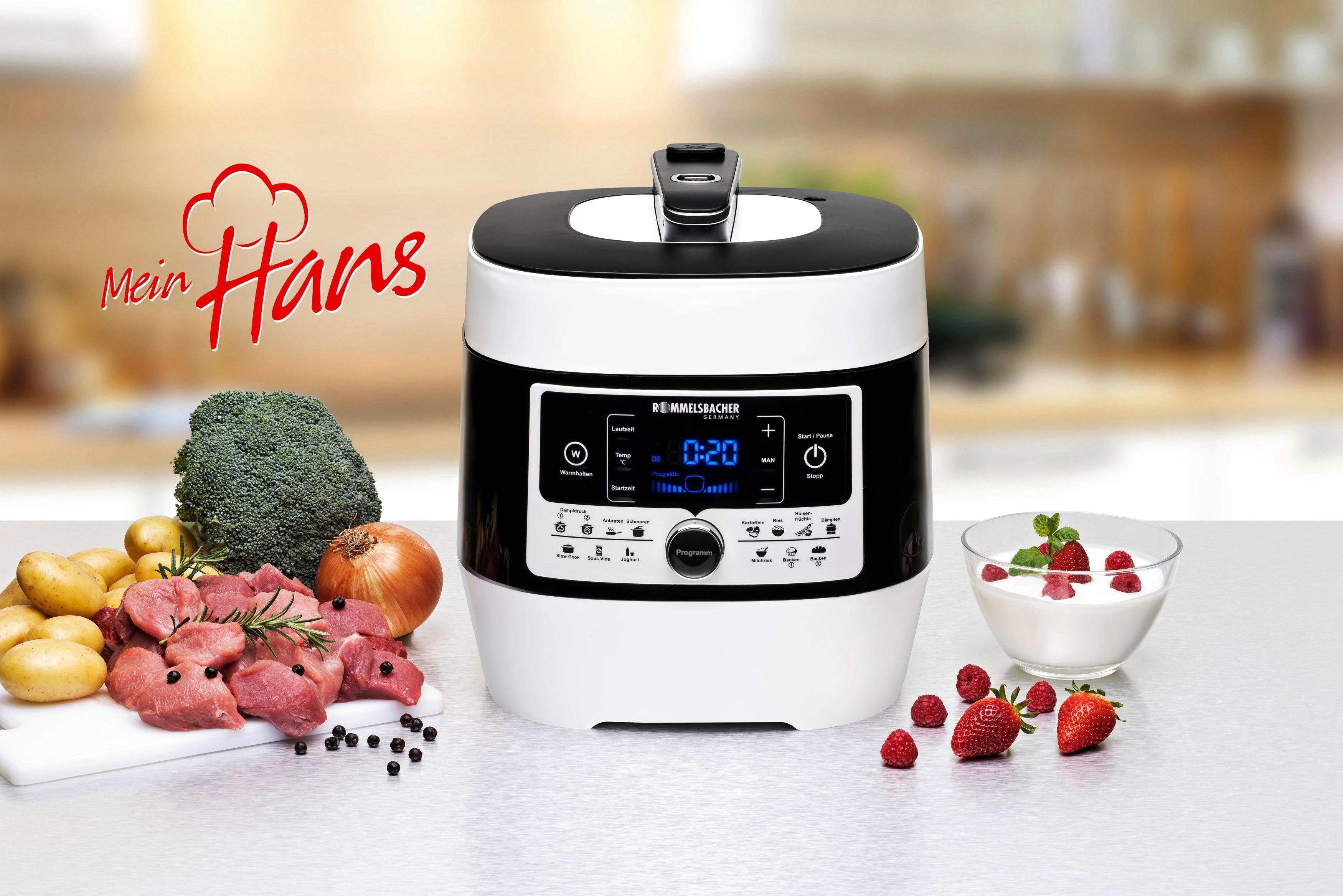 Rommelsbacher Multikocher MD 1000 "MeinHans", 1000 W, 4 l Schüssel