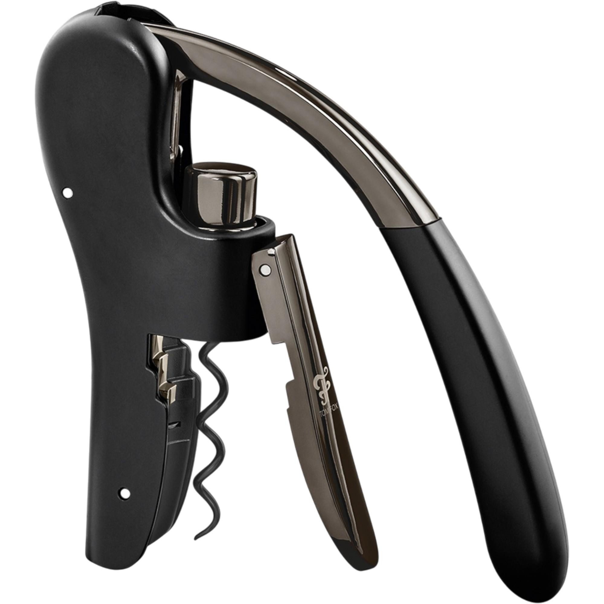 BieTal Weinflaschenöffner Korkenzieher mit Hebel Weinflaschenöffner inkl. Folienschneider (1-tlg)