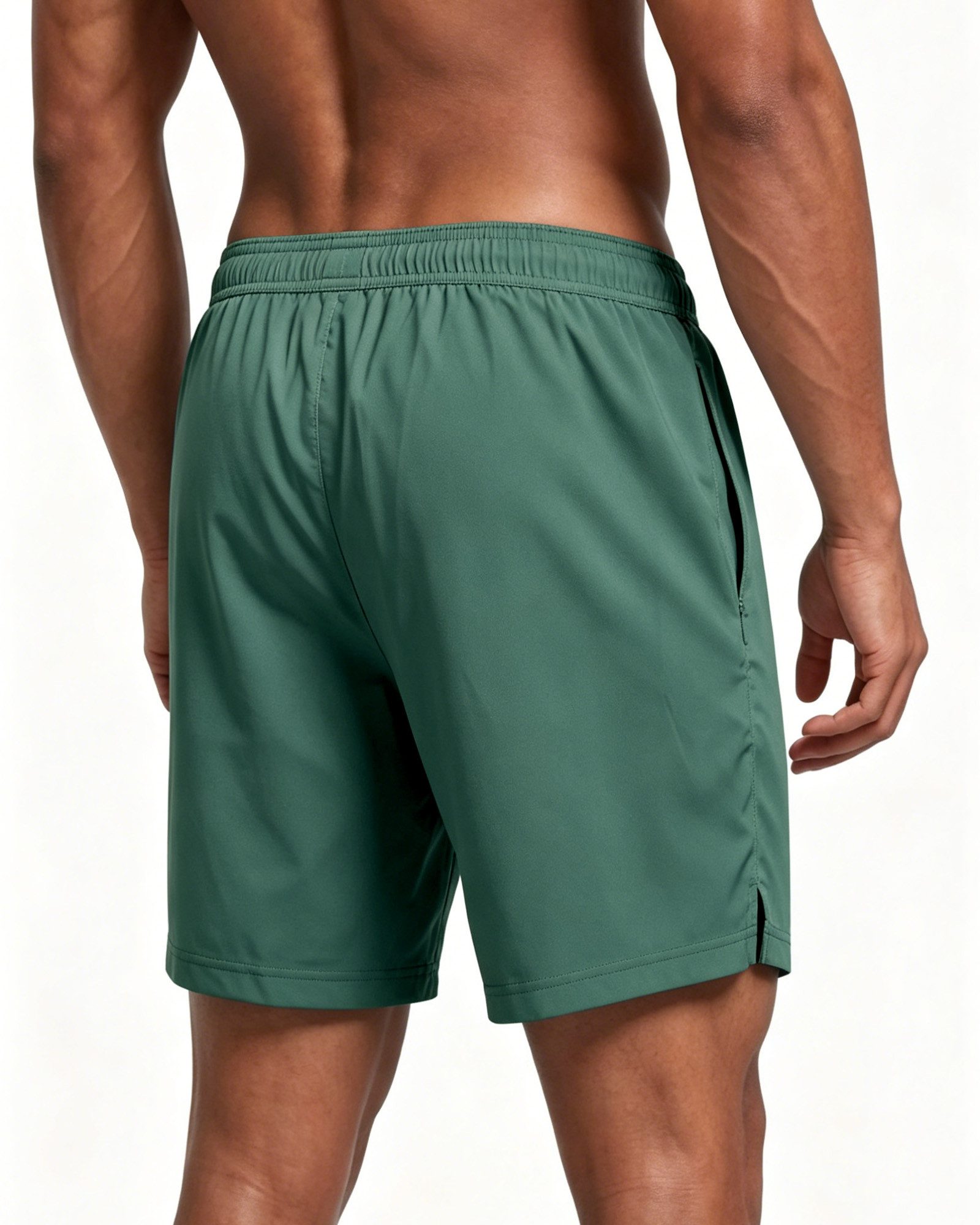 MaaMgic Shorts Herren Elastan kurze Hose 2-in-1 Badehose schnelltrocknend Sporthose (1-tlg)
