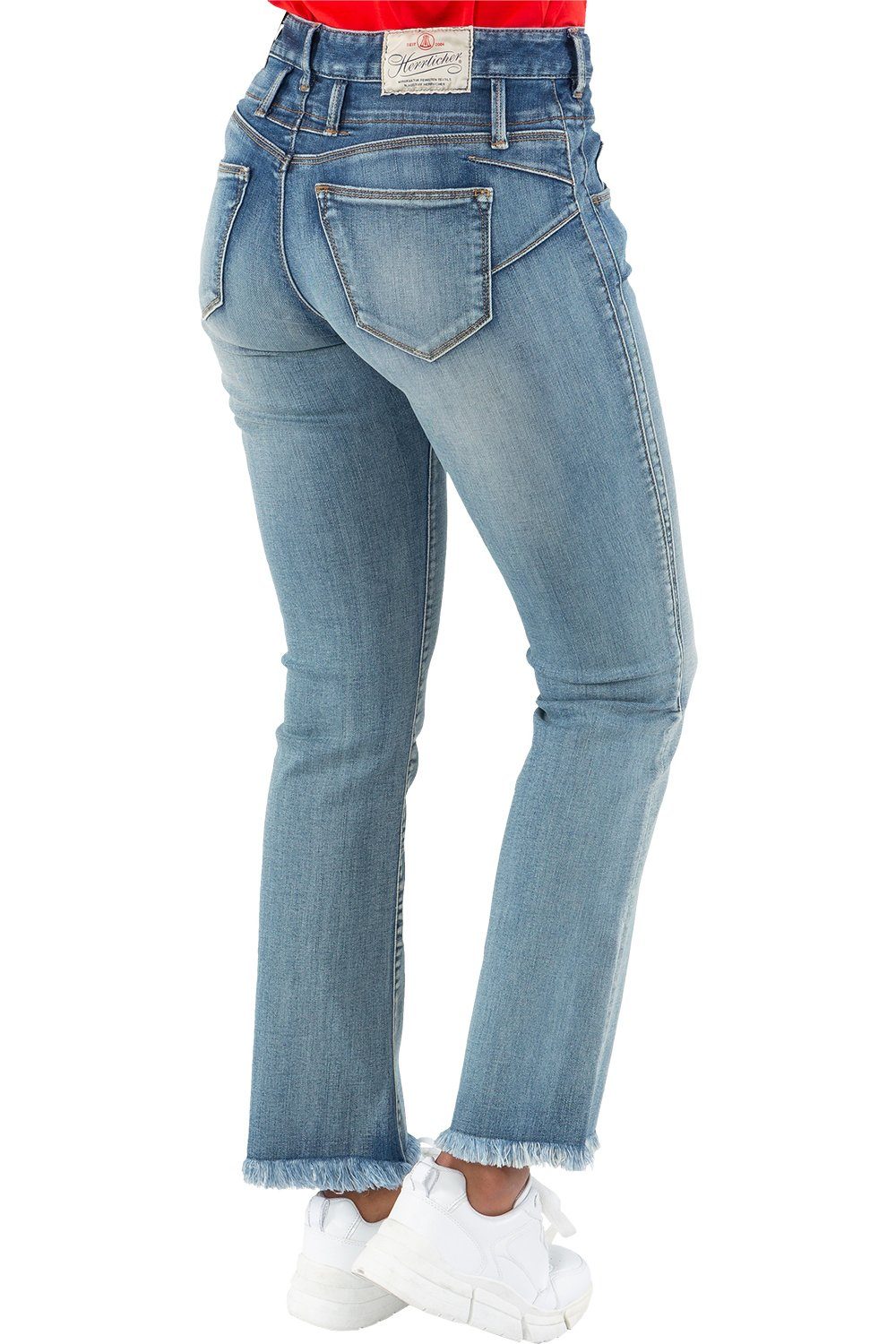 Herrlicher Regular-fit-Jeans Herrlicher, Baby Cropped Jeans aus Bio-Baumwolle