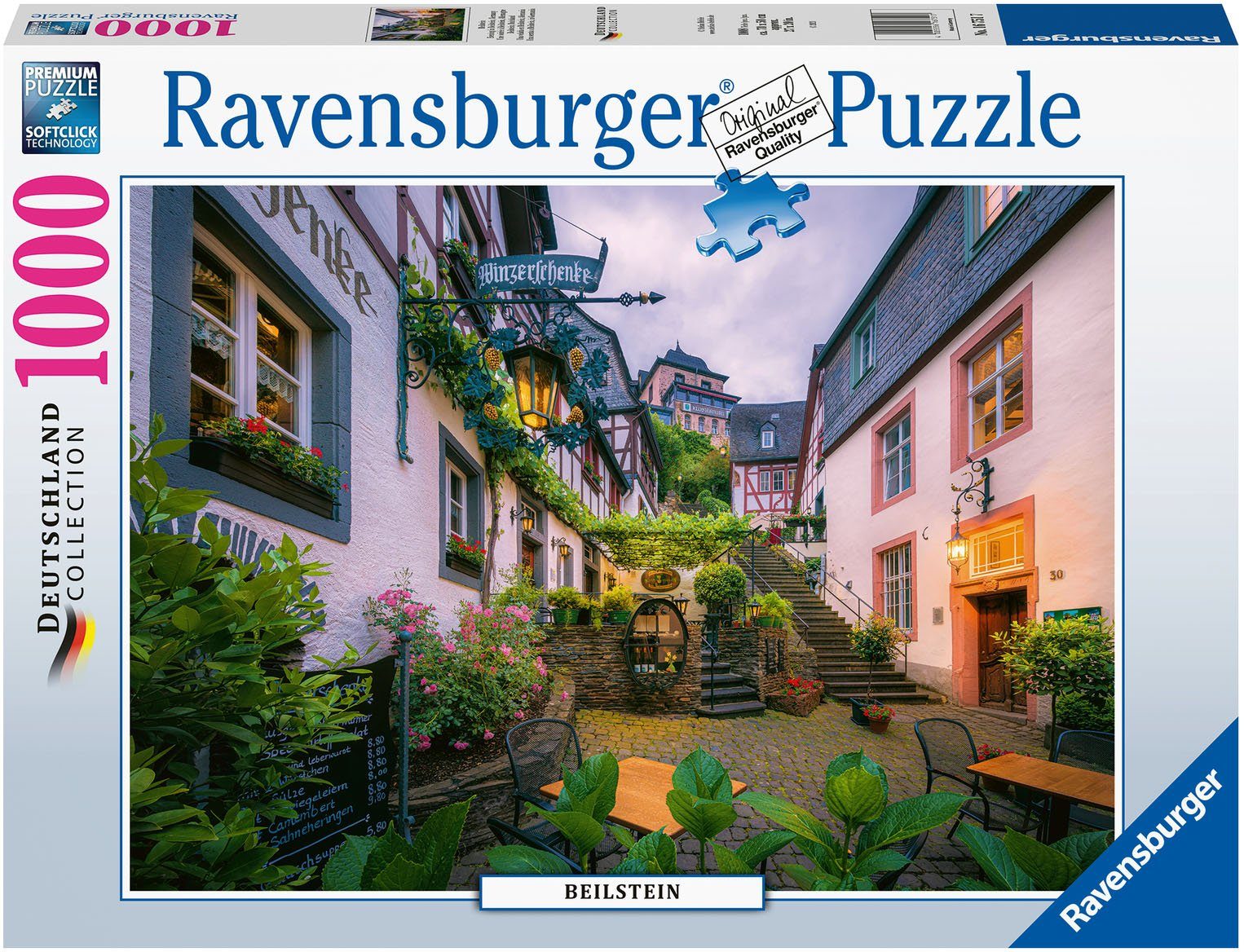 Ravensburger Puzzle Beilstein, 1000 Puzzleteile, FSC® - schützt Wald - weltweit; Made in Germany