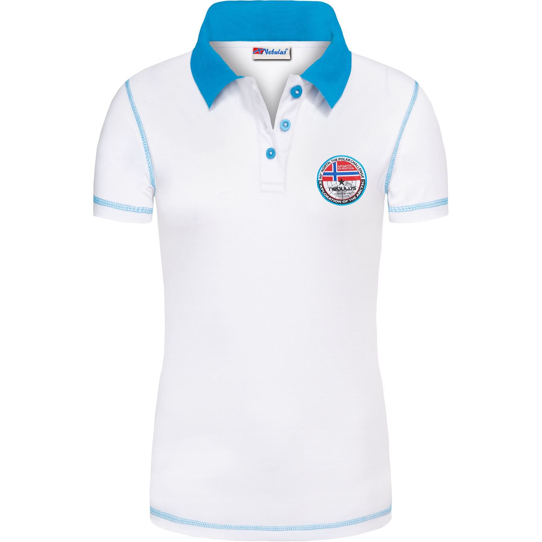 Nebulus Poloshirt ENTERTAIN, P5414 - Damen, weiß, S/36
