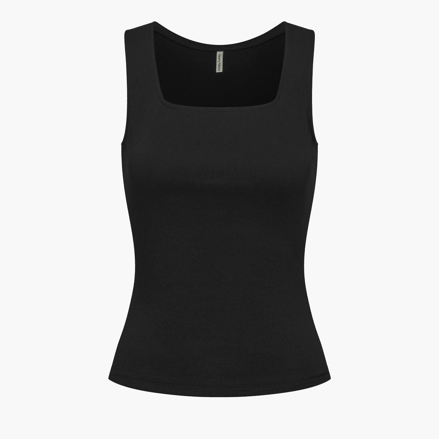 Creamy Fabrics Hausanzug Cotton Tanktop mit eckigem Ausschnitt-Crystal Pink-M (1 tlg)