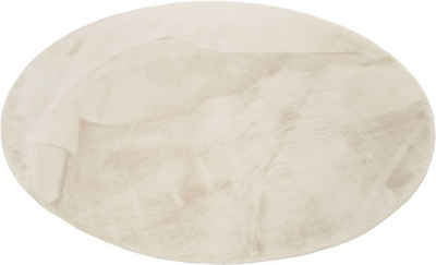 Hochflor-Teppich »Alice«, Esprit, rund, Höhe: 25 mm, Kunstfell, Kaninchenfell-Haptik, besonders weich