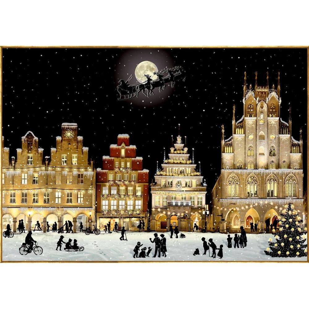 Coppenrath Puzzle Puzzle - Nostalgisches Stadtpanorama - 1000 Teile, 1000 Puzzleteile