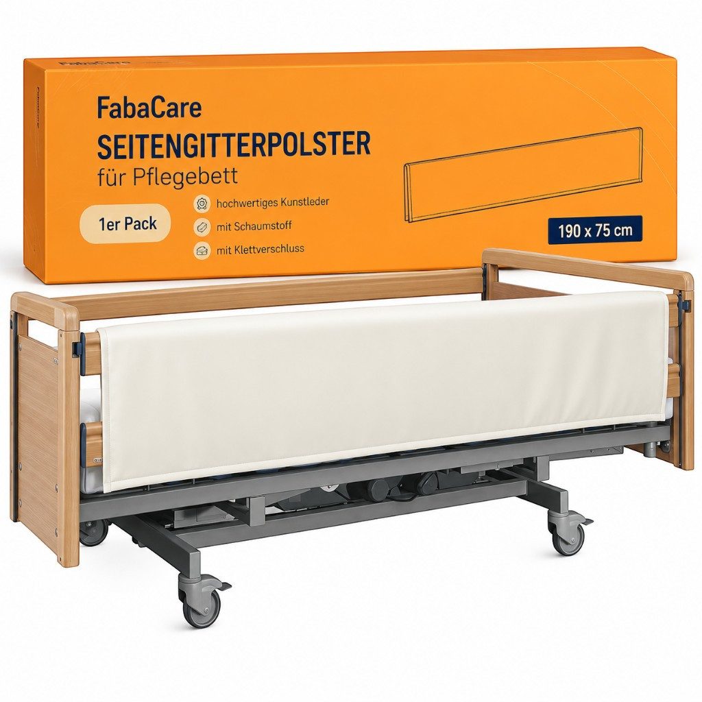 CARELINE Bettumrandung Seitengitterpolster Pflegebetten Seitenschutzpolster Bettschutzpolster