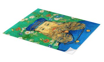 Posterlounge Wandfolie Vincent van Gogh, Der Briefträger Joseph Roulin II, Wohnzimmer Malerei