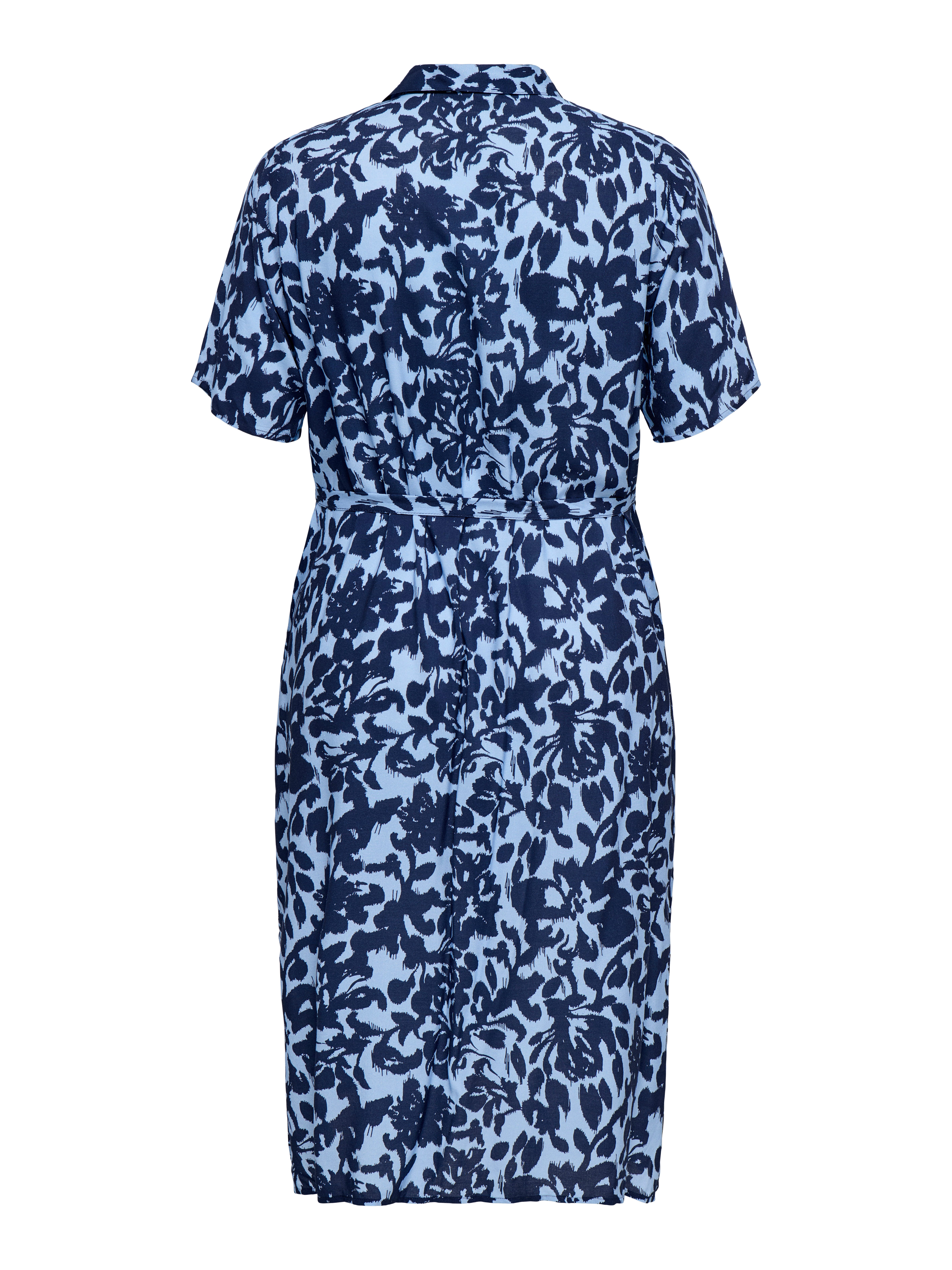 ONLY CARMAKOMA Blusenkleid CARYASMIN S/S SHIRT DRESS WVN NOOS