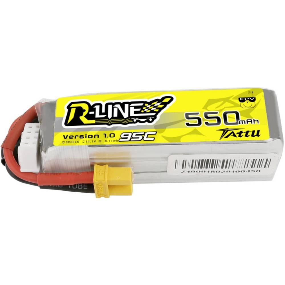 Tattu R-Line 550mAh 11.1V 3S1P 95C Lipo Battery TAA5503S95XT3 Akku