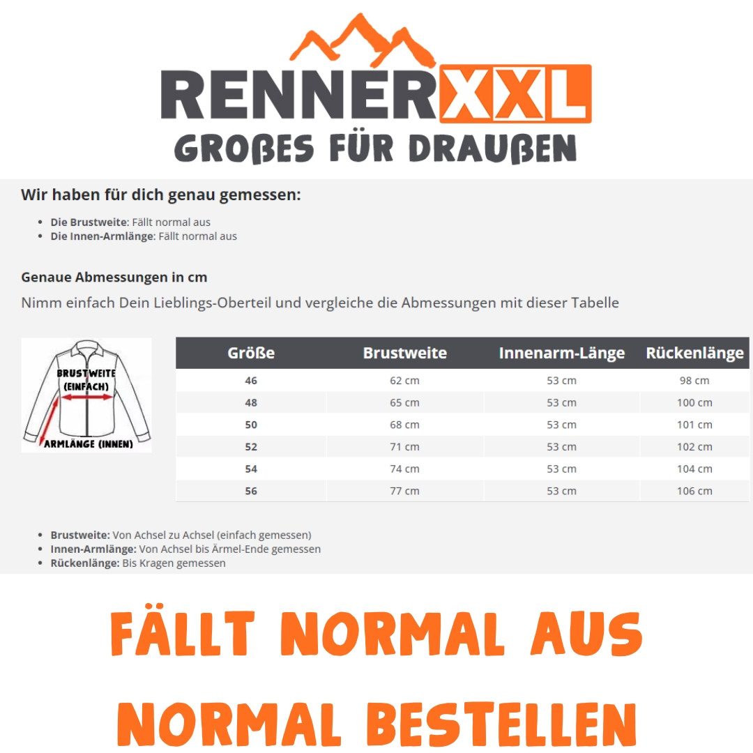 RennerXXL Regenmantel Blue Wave Jette Damen Funktionsmantel - Regenjacke Große Größen Auch in Übergrößen erhältlich - Regenjacke, Funktionsmantel