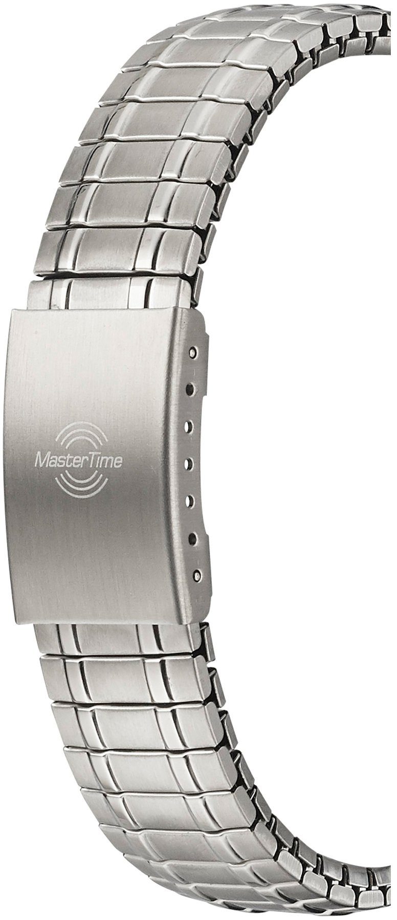 MASTER TIME Funkuhr Basic MTLA-10309-22M, Armbanduhr, Quarzuhr, Damenuhr, Datum, Flexband, Zugband