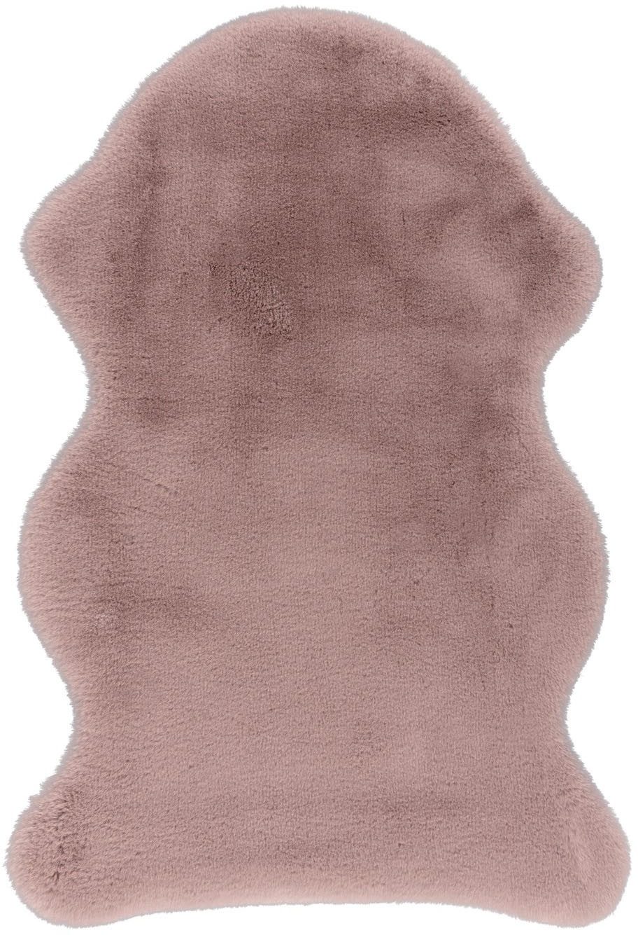 Kayoom Hochflor-Teppich Cosy Sheepskin 525, tierfellförmig, Höhe: 25 mm, Fell Kannichen Haptik, weich kuschelig