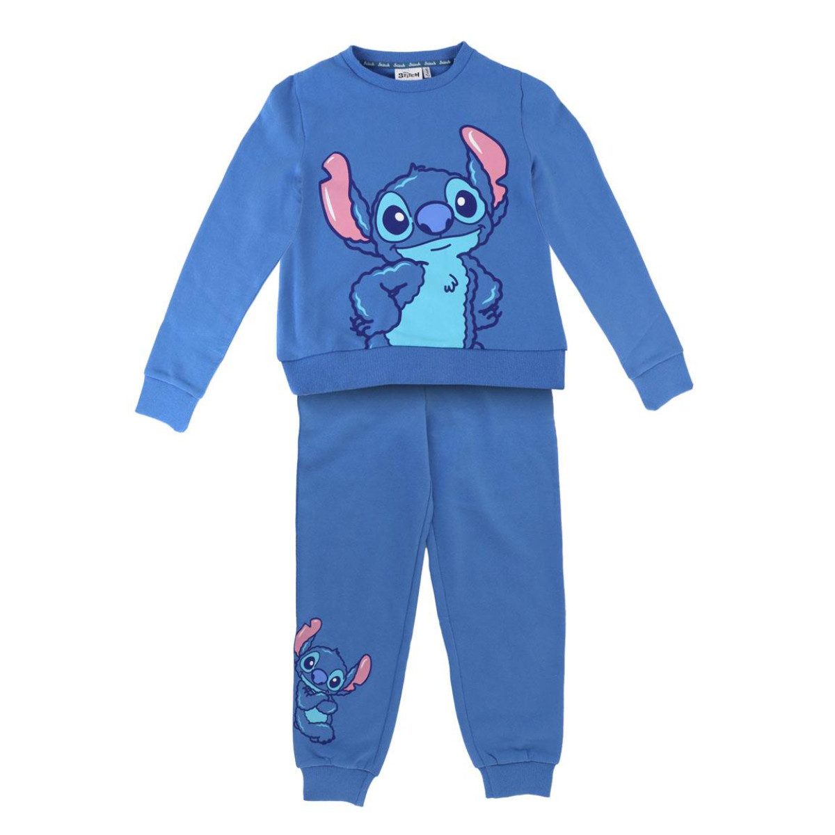 Cerda Pyjama Disney Stitch Sportanzug Mädchen Baumwollmix warm bequem Alltag