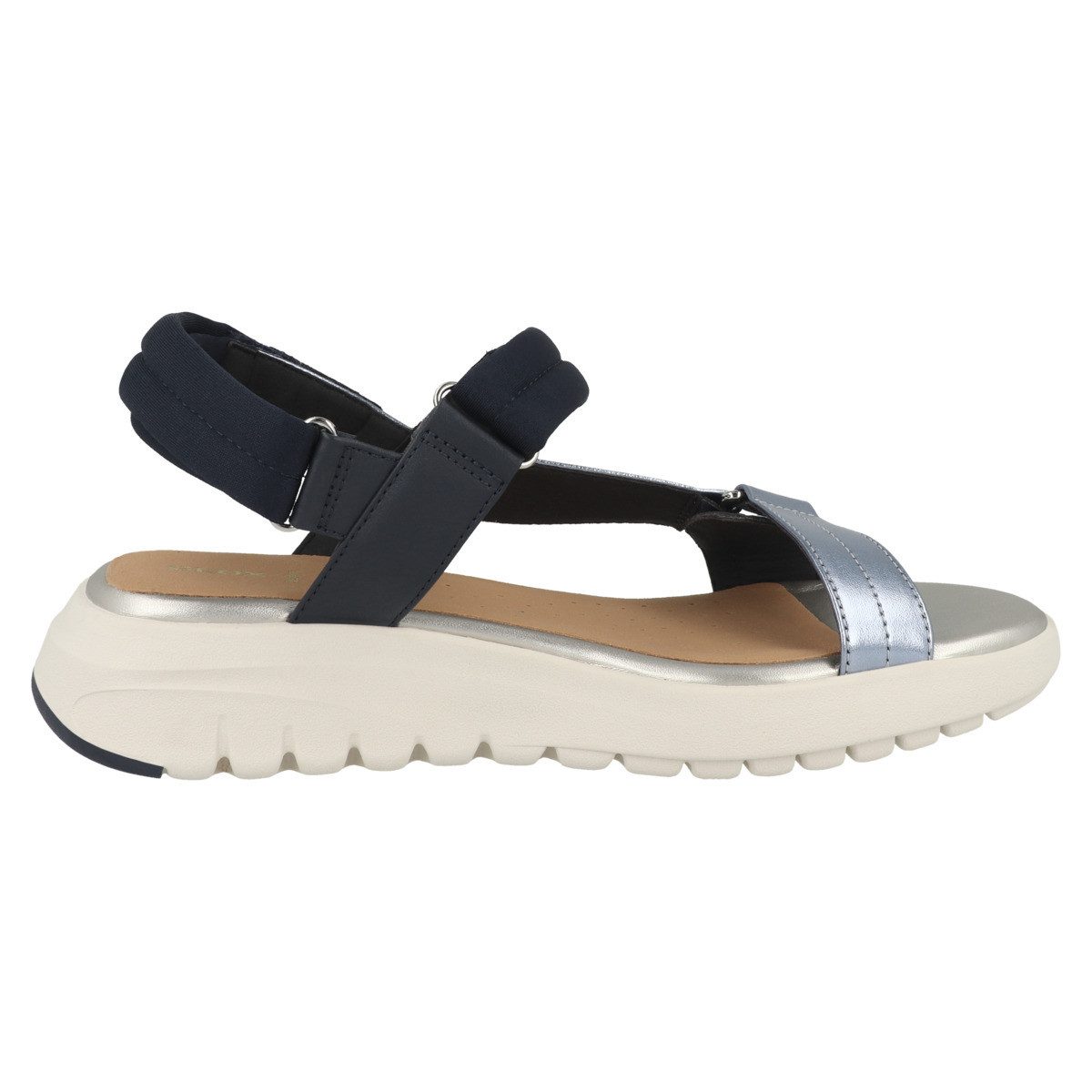 Geox D Flextride S Damen Sandale Sandaletten, Sommerschuhe, Badeschuhe, Riemchen, Schlappen