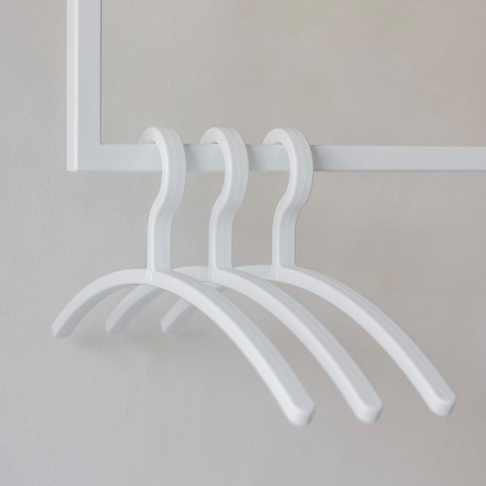 Metallbude Kleiderbügel FAY, (3-tlg), Garderobenhaken aus Kunststoff, platz günstig online kaufen