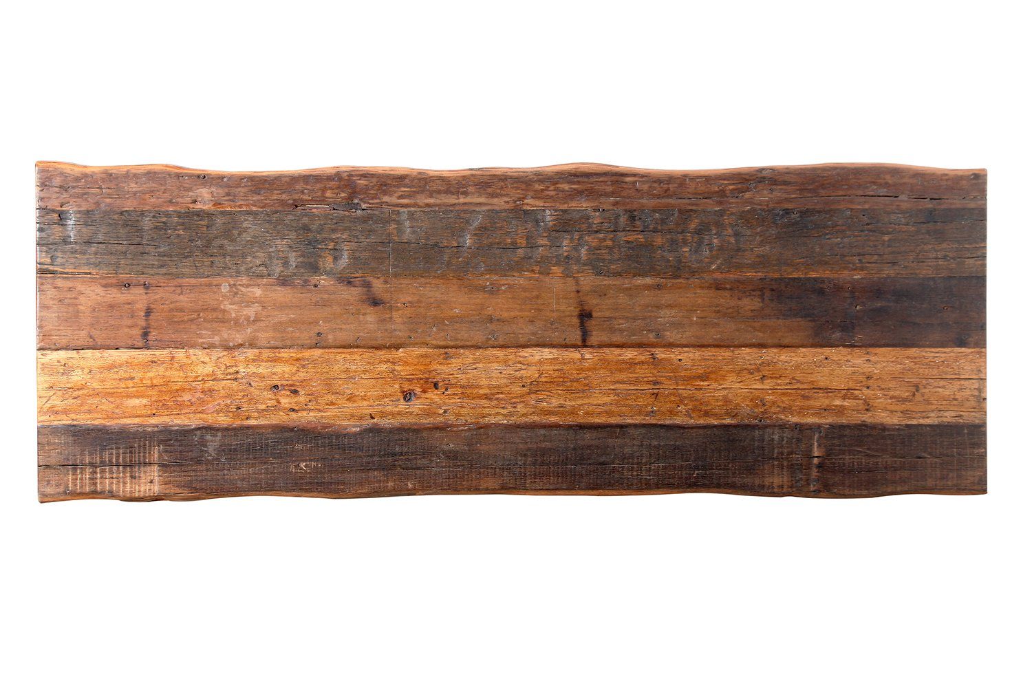 Wood massiv Esstisch Baumkante KAWOLA | holzfarben GENT, natürliche Größen Baumkantentisch holzfarben versch. Old