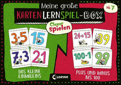 Loewe Spiel, Clever spielen - Meine große KartenLernSpiel-Box - Das kleine...