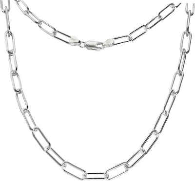 SilberDream Silberkette SilberDream Anker Kette Gliederkette 925, Halsketten (Glieder) ca. 45cm, 925 Sterling Silber, Farbe: silber, Mad