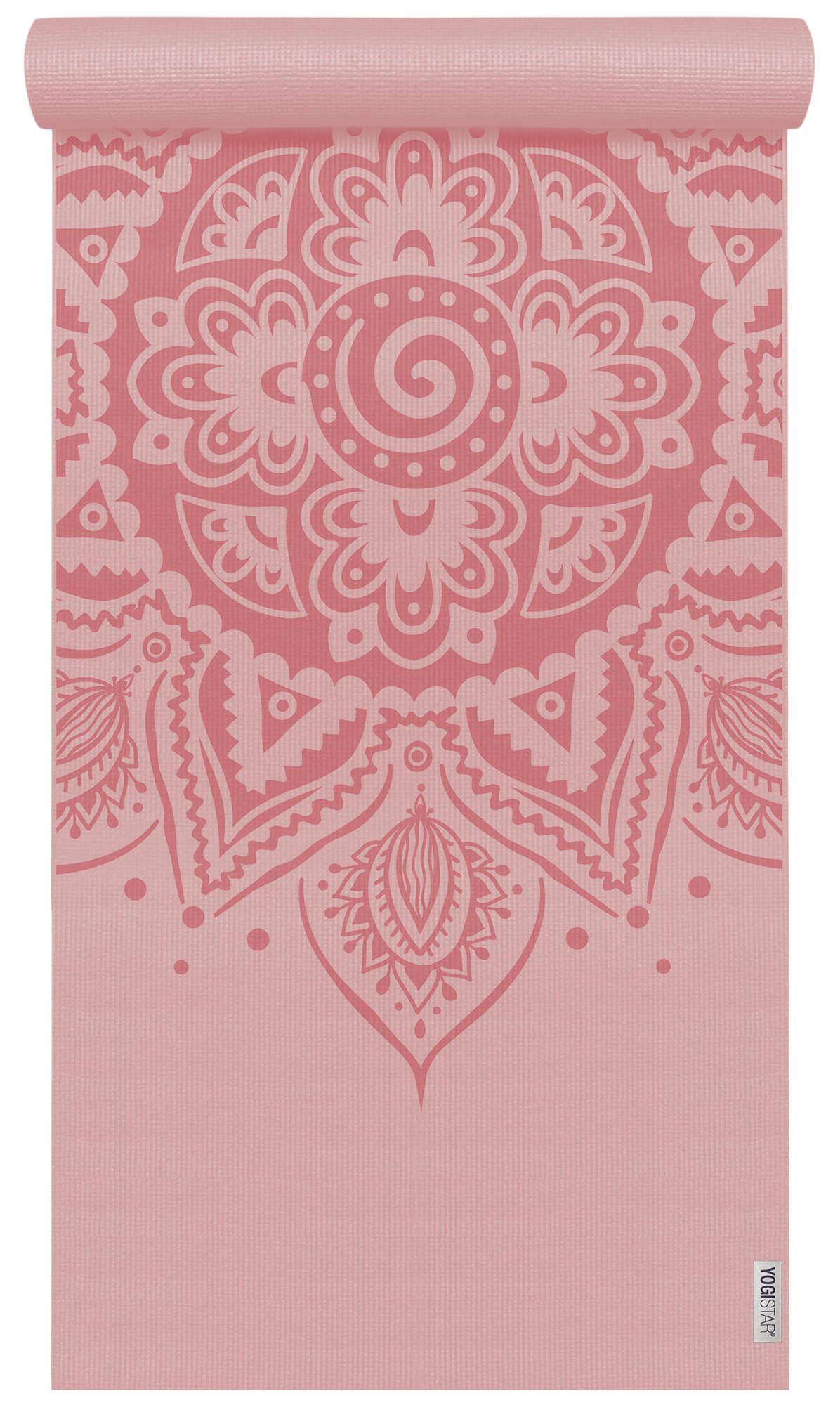 Yogistar Yogamatte Yogamatte yogimat® basic - art collection - spiral mandala (Standard, 1-St., Standard), Spiral-Mandala: Symbol für schöpferische Kraft, schön & inspirierend