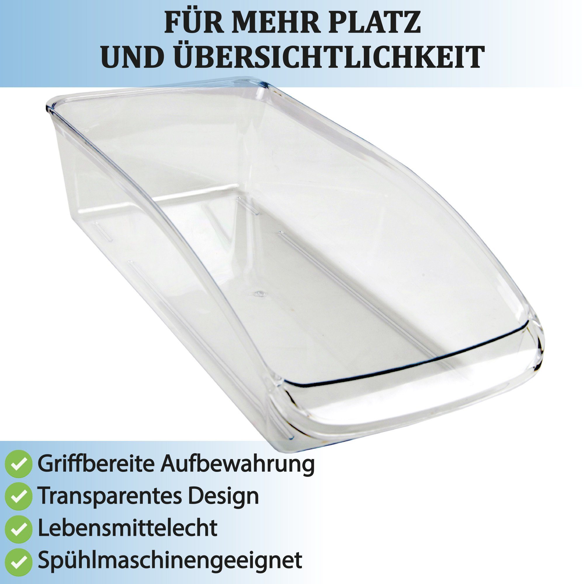 Bestlivings Aufbewahrungsbox BK-04133 (6 St., Größe M), Kühlschrank Behälter Kühlschrankbox Spülmaschinengeeignet – Bild 4 von 5
