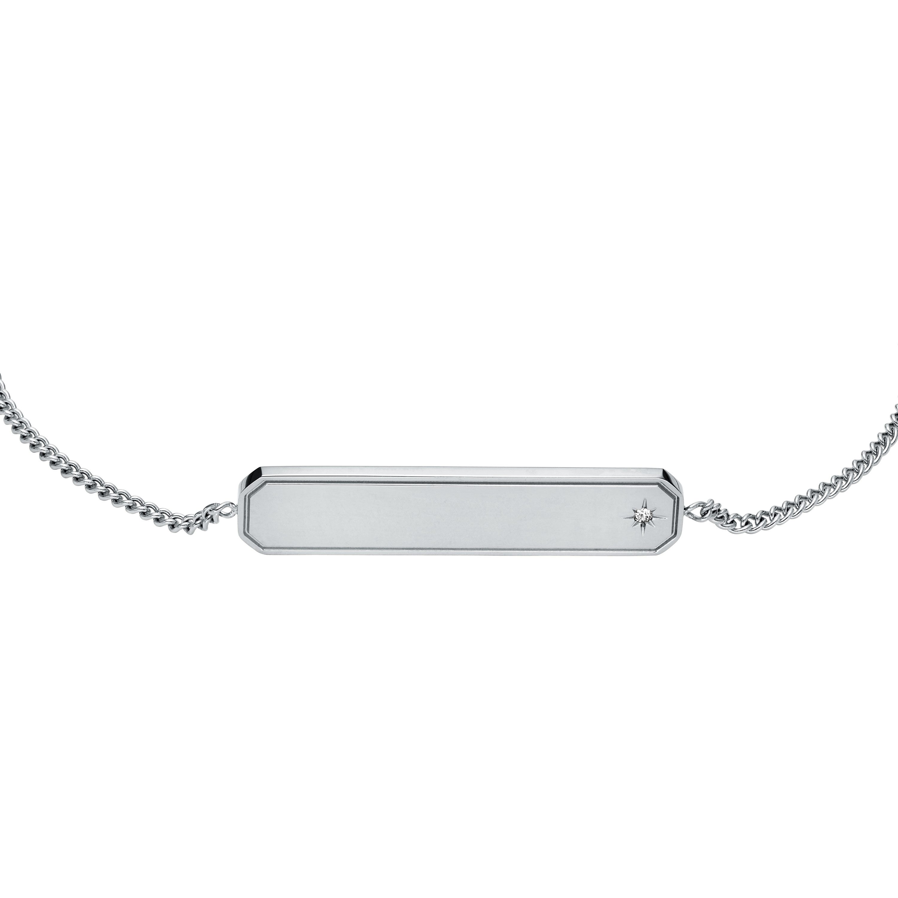 Fossil Armband Schmuck Geschenk Edelstahl Armschmuck SADIE, mit Glasstein