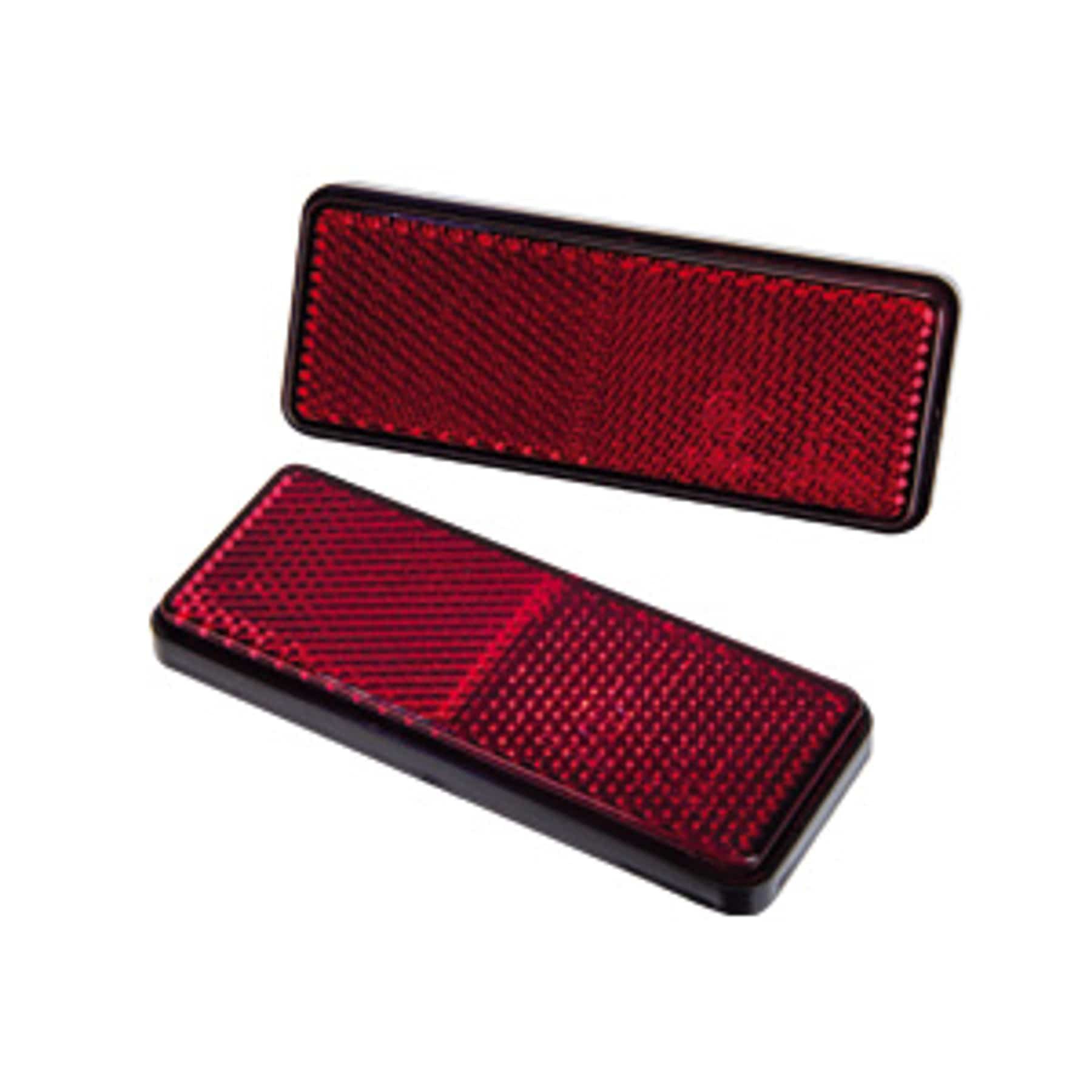 Filmer Reflektor-Aufkleber FILMER Reflektor mit Klebefläche, rot, 2 Stück