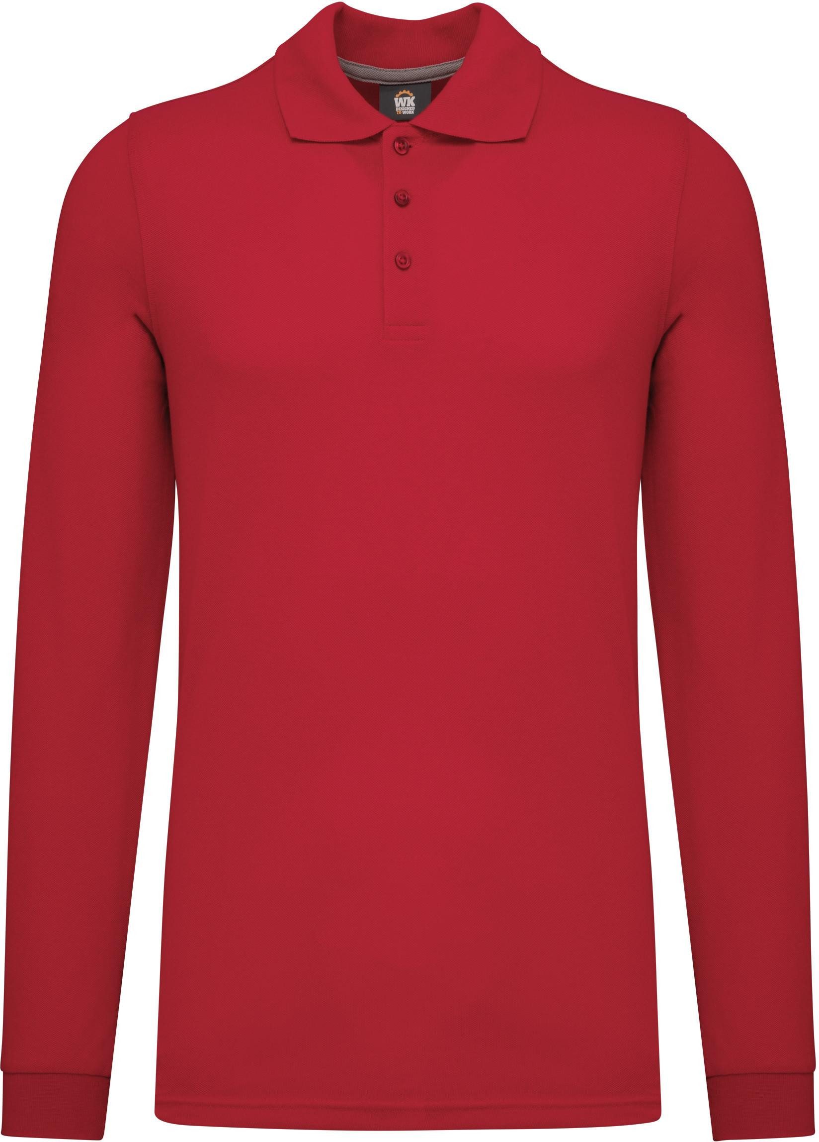 WK. Designed To Work Langarm-Poloshirt Polohemd mit langen Ärmeln Herren günstig online kaufen