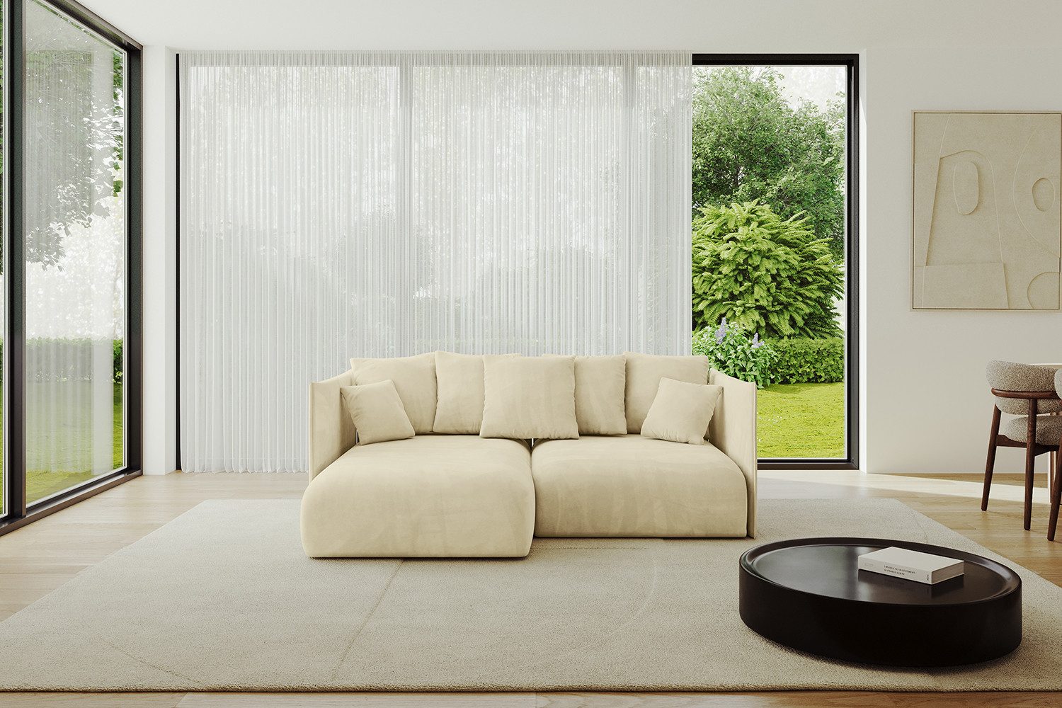 ALTDECOR Ecksofa ONESK-L, Couch mit Schlaffunktion, günstig online kaufen