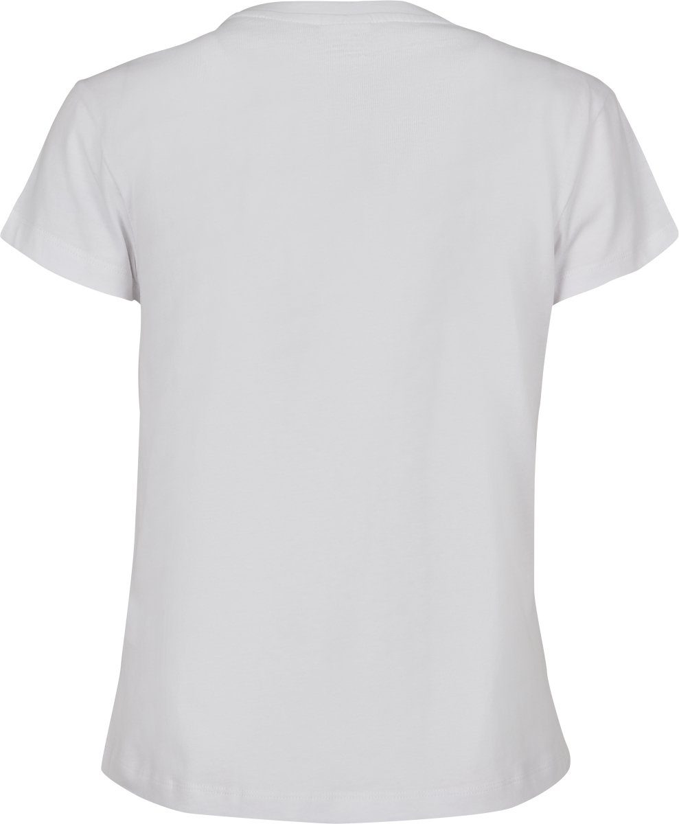 Basic white Ladies URBAN Tee Box T-Shirt Damen CLASSICS (1-tlg)