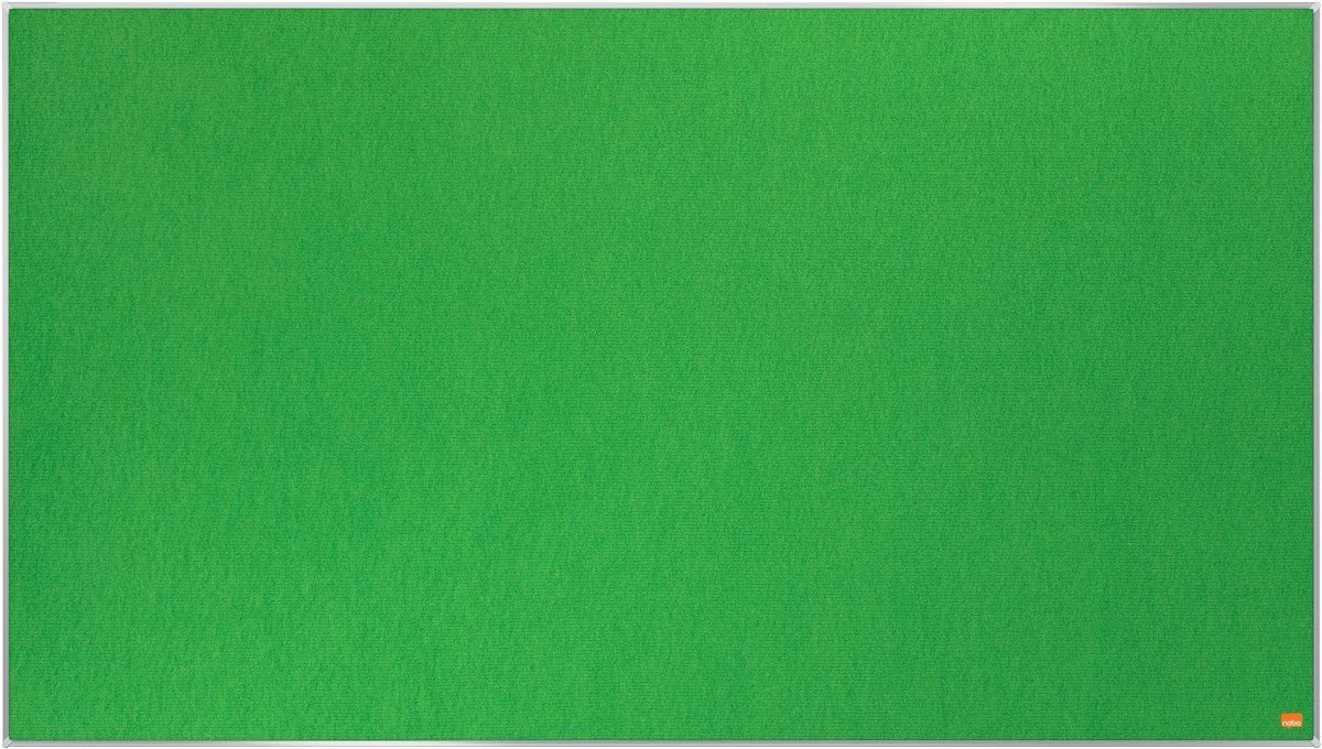 NOBO Pinnwand Filz-Notiztafel Impression Pro Widescreen 55 Zoll Aluminiumrahmen 1220