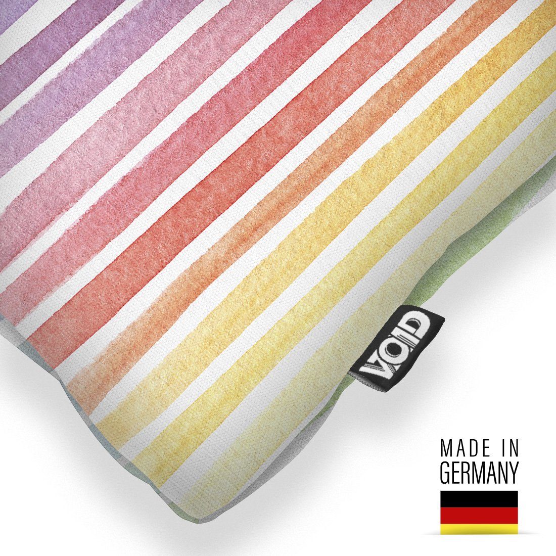 Kissenbezug, VOID (1 Stück), Wohnzimmer Sofa-Kissen Baden Design Pool Streifen Schwimmbad Farben abstrakt gestreift bunt Sommer modern