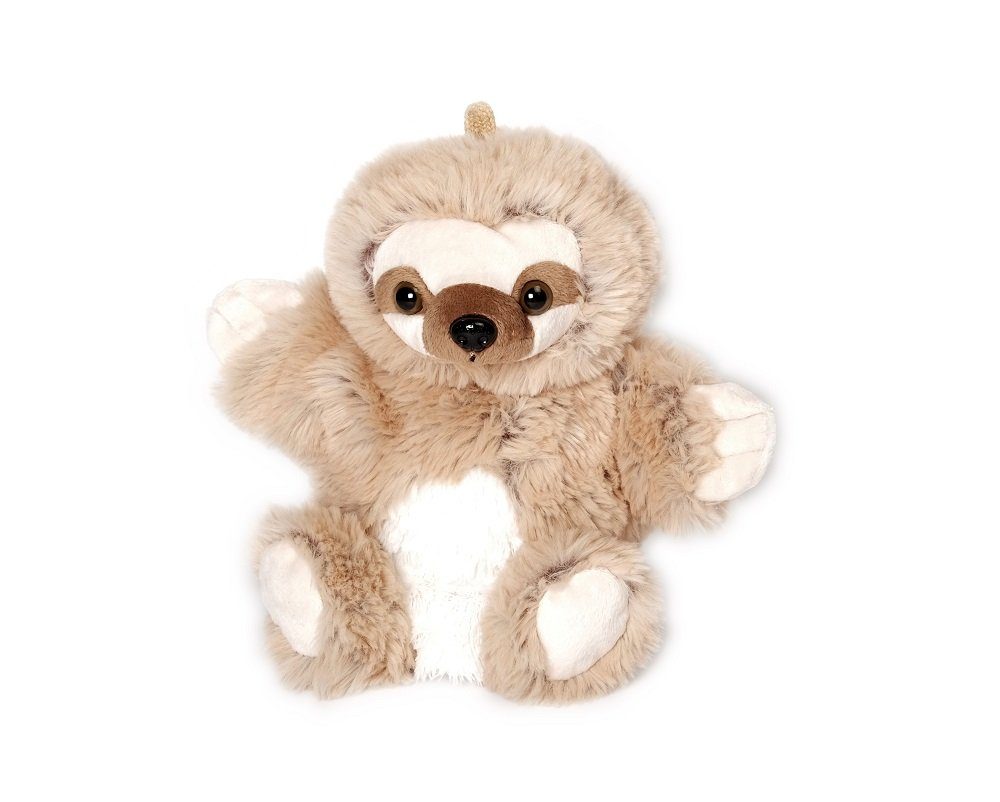 inware Kuscheltier Inware Handpuppe Faultier 20 cm hellbraun