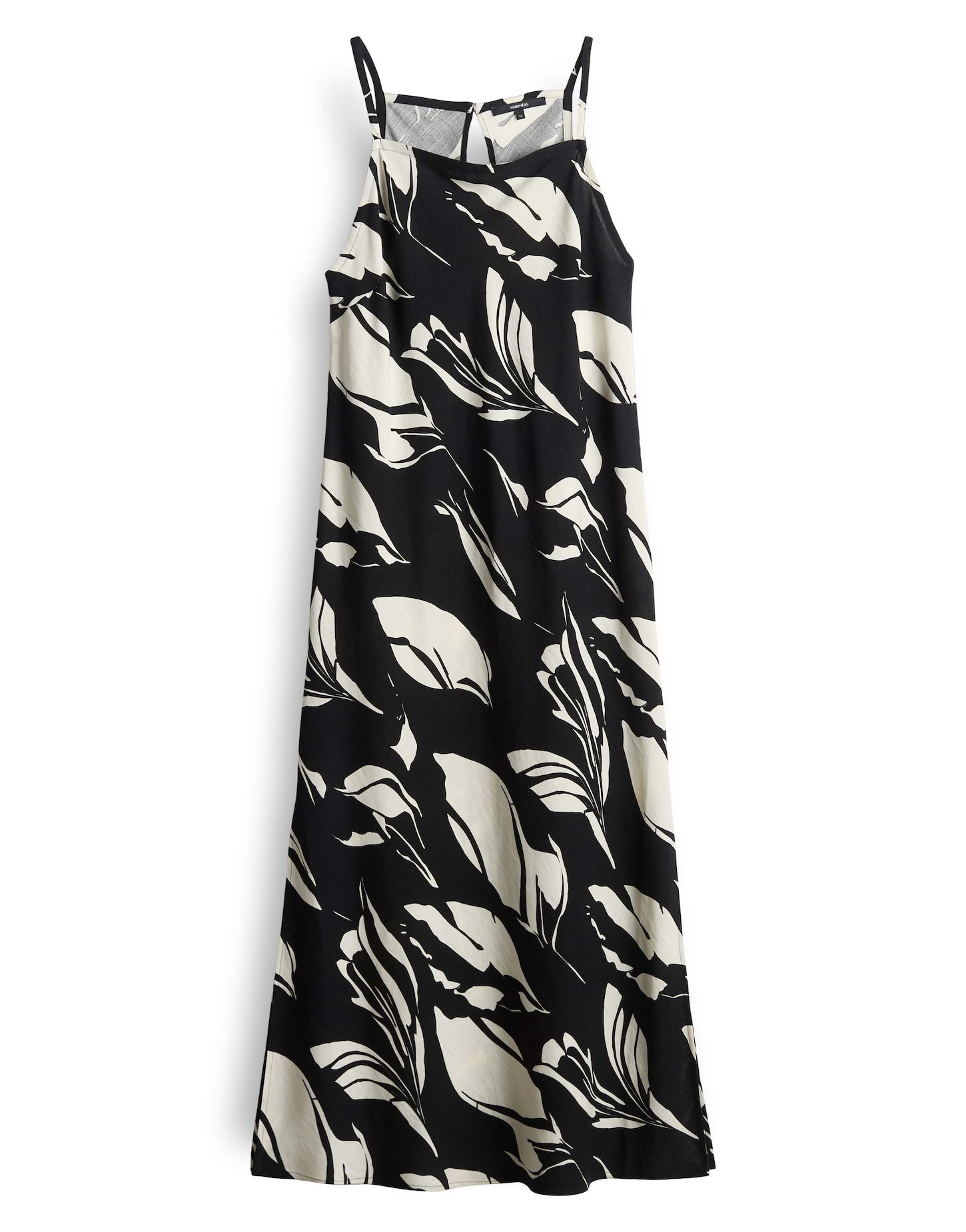 someday Midikleid QUALEZA floral aus luftigem Viskose Leinen Mix günstig online kaufen