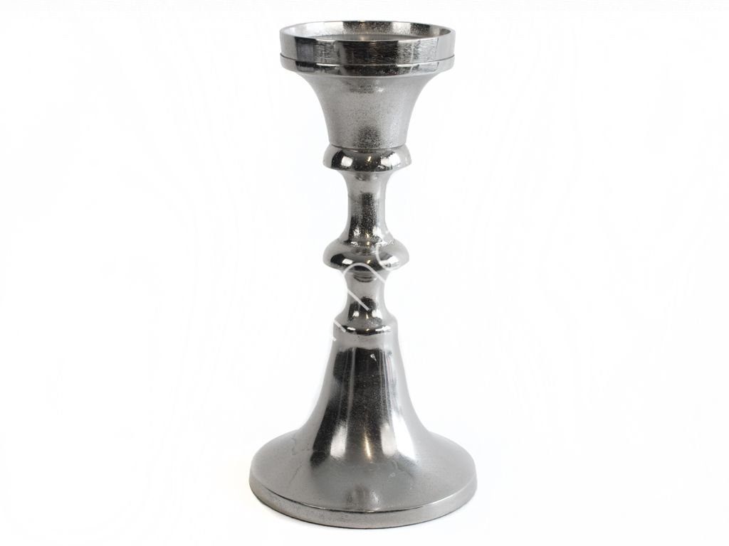 Kerzenständer Kerzenständer Kerzenhalter Silber Metall Antik Massiv Colmore 30 cm