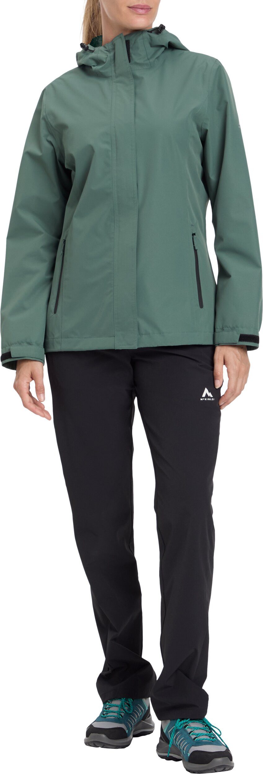 McKINLEY Regenjacke Da.-Regenjacke Isar W GREEN DARK günstig online kaufen