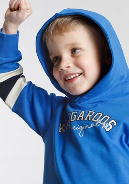 KangaROOS Kapuzensweatshirt für kleine Jungen, mit Streifen an den Ärmeln